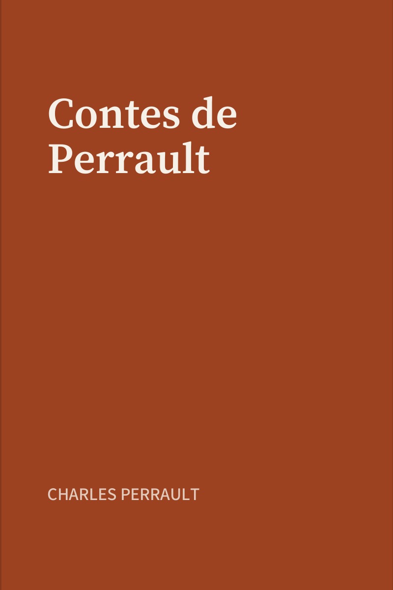 Contes de Perrault cover
